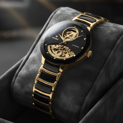 Royal Watch With a Gold and Black Design