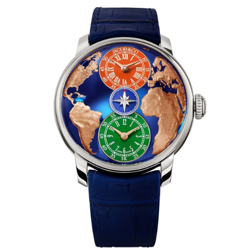 Luxury Watch The World Is Yours Dual Time Zone