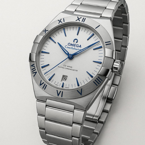 Omega Constellation Eagle Blue