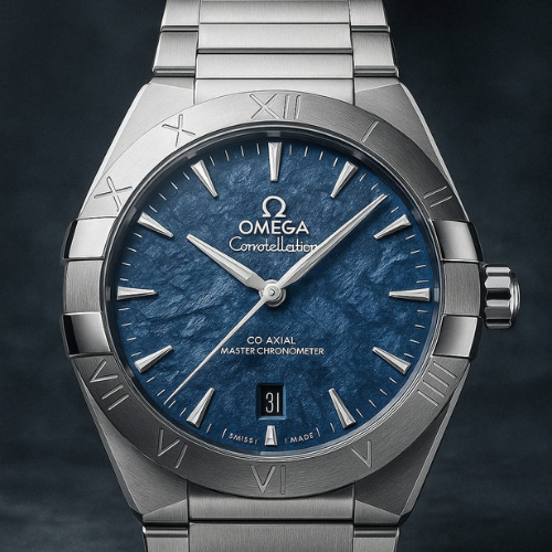 Omega Constellation Blue 42