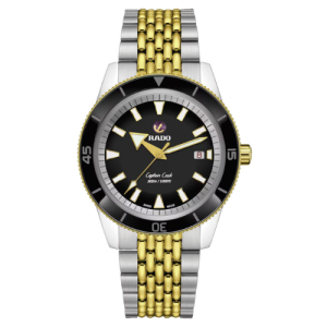 Rado Captain Cook Automatic black Two Tone Gold