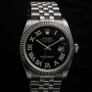 Rolex Datejust 36 Fluted Black Roman