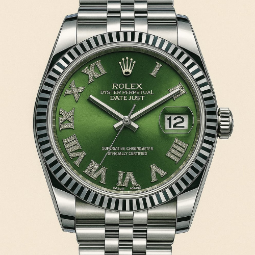 Rolex Datejust 36 Fluted Mint Dial