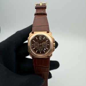 Bvlgari Octo Finissimo Chronograph Brown Quartz