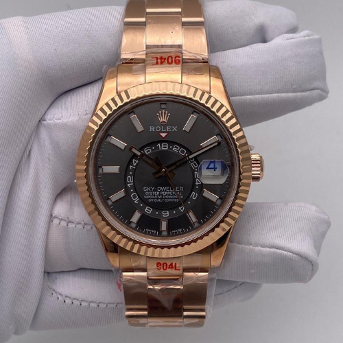 Rolex Sky-Dweller Rose Gold Swiss Eta