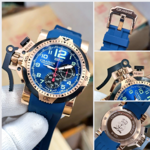 Graham Chronofighter Quartz Oversize Blue Edition