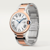 Cartier Ballon Rose Gold Men Watch