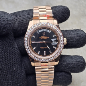 Rolex Day-Date Diamonds And Rubies Black Dial watch