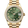Rolex Datejust 31 Green Roman Diamond Dial
