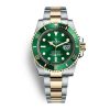 Rolex Submariner Green Dial Dual Tone Watch