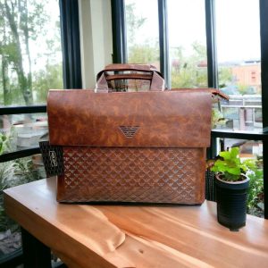 Armani Laptop Bag  A6623-1 Brown