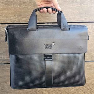 Mont Blanc Laptop Bag 3301-6 Black