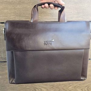Mont Blanc Laptop Bag 3301-9A Coffee