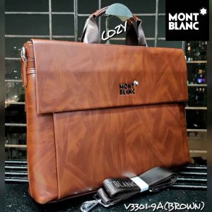 Mont Blanc Laptop Bag V3301-9A Brown