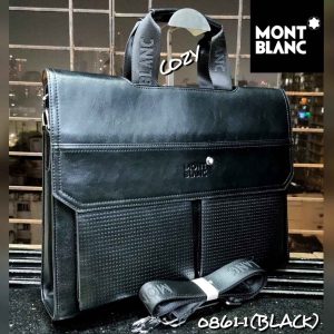 Mont Blanc Laptop Bag 0861-1 Black
