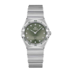 Omega Constellation Green 28mm Stainless Steel Ladies