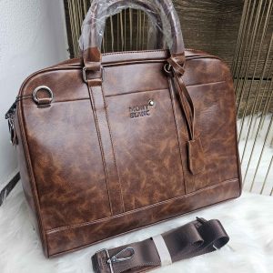 Mont Blanc Laptop Bag 5502-1 Brown