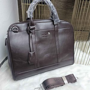 Mont Blanc Laptop Bag 5502-1 Coffee