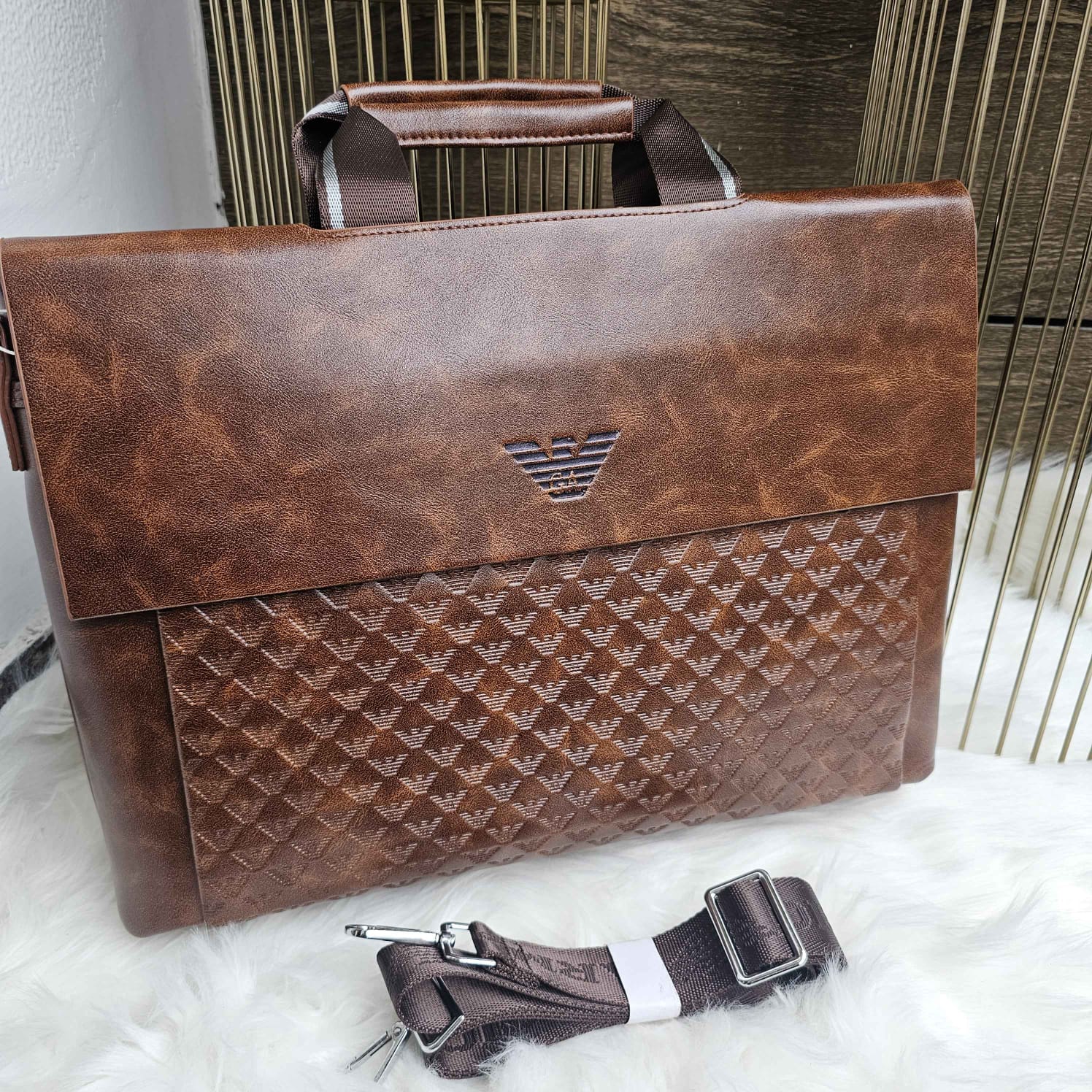 Armani Laptop Bag A3301-9A brown
