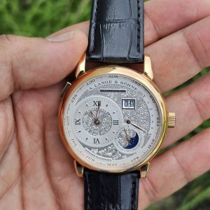 A. Lange & Sohne Grand Lange 1 Moon Phase Rose Gold
