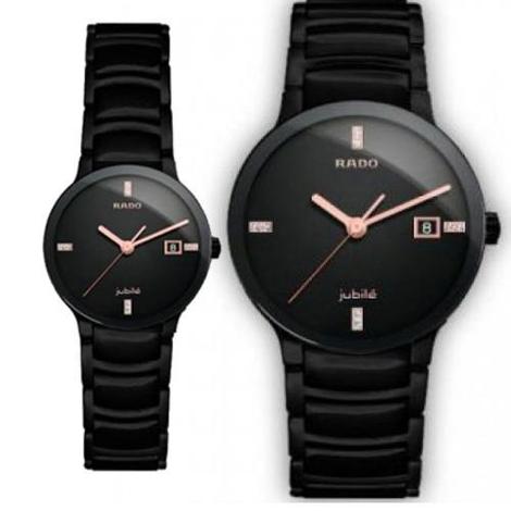 Rado Centrix Full Black 667 Couple