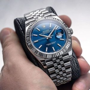 Rolex Datejust men Oystersteel Blue