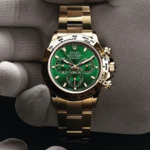 Rolex Yellow Gold Daytona Green