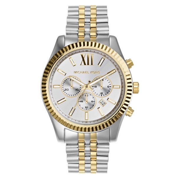Michael Kors Lexington Two Tone Watch MK8344