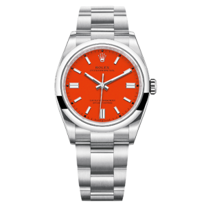 Rolex oyster perpetual Red dial 527