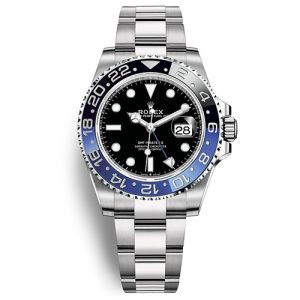 Eta Rolex GMT-Master II Oystersteel With Black Dial