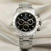 Rolex Daytona Silver Black Dial Men Watch